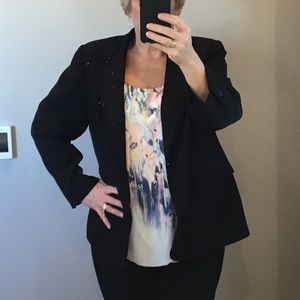 Liz Claiborne black suit coat